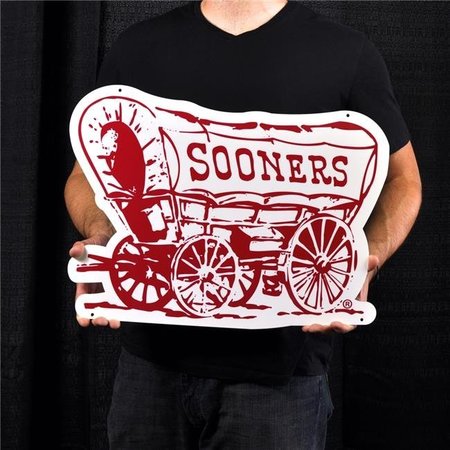 AUTHENTIC STREET SIGNS Authentic Street Signs 95412 24 in. Oklahoma Schooner Steel Logo 95412